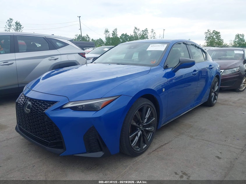 2021 Lexus Is VIN JTHGZ1E26M5018613 IAAI salvage auction — HAIL, Salvage (Ohio), sold $8,100 on 2026-07-28 (photo 2)