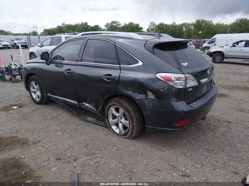 2011 Lexus Rx 350 VIN 2T2BK1BA3BC096631 IAAI salvage auction — REAR END, Clear (Montana), sold $2,950 on 2026-07-22 (photo 3)