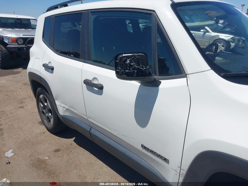 2017 Jeep Renegade VIN ZACCJAAB9HPE65852 IAAI salvage auction — RIGHT SIDE, Salvage (California), sold $2,250 on 2026-07-29 (photo 6)
