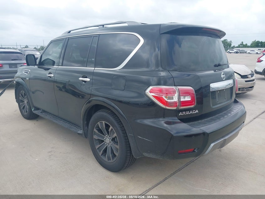 2020 Nissan Armada VIN JN8AY2ND6L9112598 IAAI salvage auction — FRONT END, Original (Texas), sold $5,950 on 2026-07-31 (photo 3)