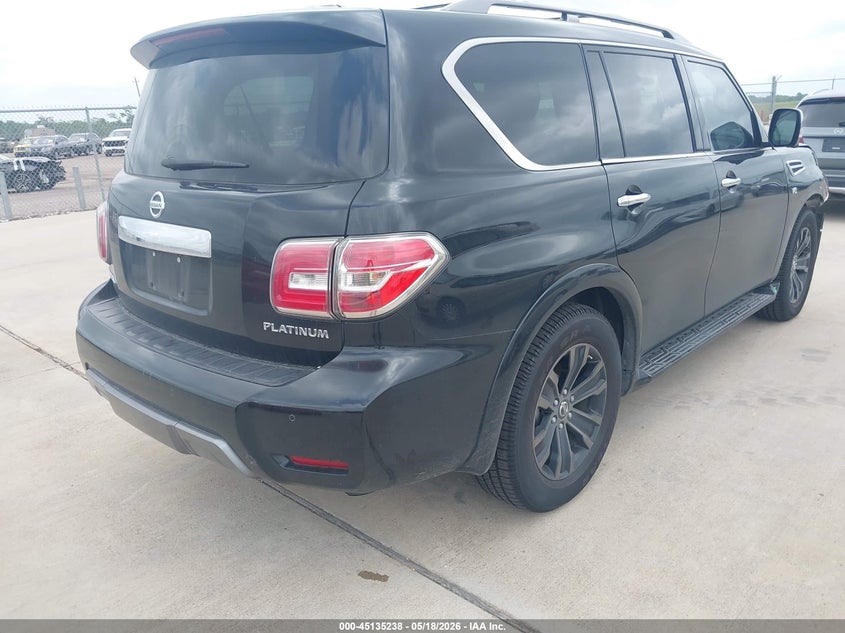 2020 Nissan Armada VIN JN8AY2ND6L9112598 IAAI salvage auction — FRONT END, Original (Texas), sold $5,950 on 2026-07-31 (photo 4)