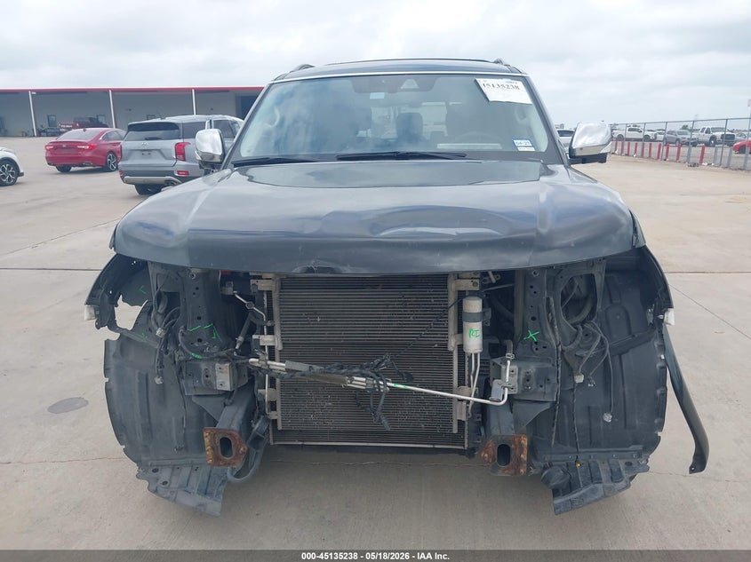 2020 Nissan Armada VIN JN8AY2ND6L9112598 IAAI salvage auction — FRONT END, Original (Texas), sold $5,950 on 2026-07-31 (photo 6)