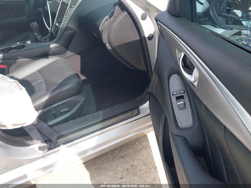 2014 Infiniti Q50 VIN JN1BV7AP9EM671555 IAAI salvage auction — FRONT END, Salvage (Texas), sold $2,825 on 2026-07-14 (photo 5)