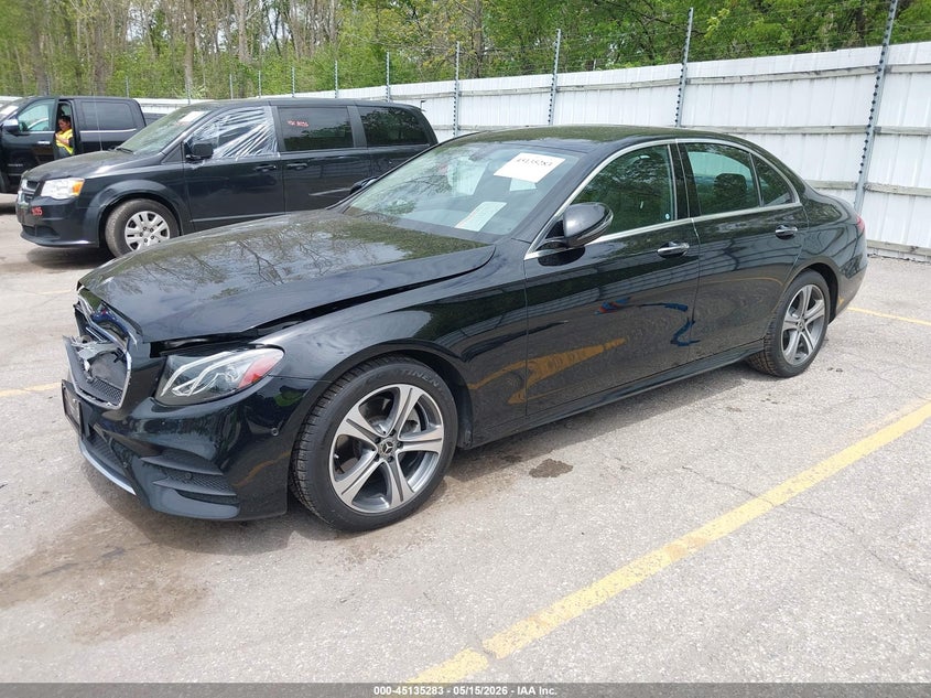 2018 Mercedes-benz E-klasse VIN WDDZF4KB3JA347593 IAAI salvage auction — FRONT END, Clear (Michigan), sold $10,100 on 2026-07-06 (photo 2)