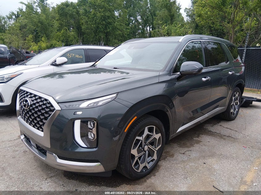 2022 Hyundai Palisade VIN KM8R74HE3NU480654 IAAI salvage auction — REAR END, Salvage (Missouri), sold $11,100 on 2026-07-29 (photo 2)