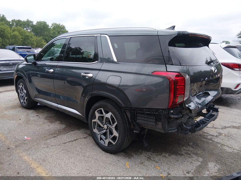 2022 Hyundai Palisade VIN KM8R74HE3NU480654 IAAI salvage auction — REAR END, Salvage (Missouri), sold $11,100 on 2026-07-29 (photo 3)