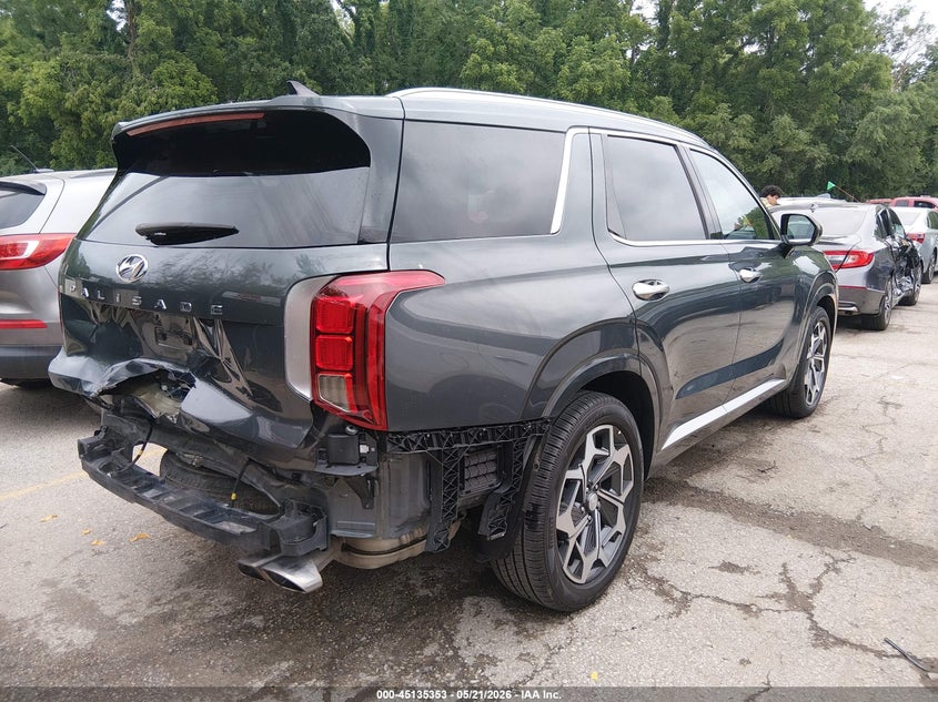 2022 Hyundai Palisade VIN KM8R74HE3NU480654 IAAI salvage auction — REAR END, Salvage (Missouri), sold $11,100 on 2026-07-29 (photo 4)