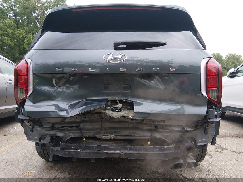 2022 Hyundai Palisade VIN KM8R74HE3NU480654 IAAI salvage auction — REAR END, Salvage (Missouri), sold $11,100 on 2026-07-29 (photo 6)