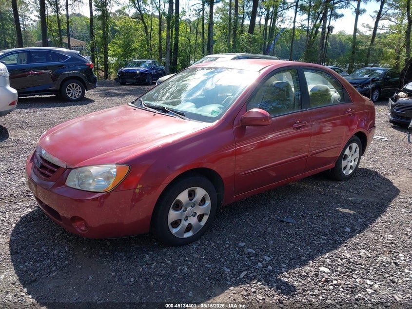 2006 Kia Spectra VIN KNAFE121665301582 IAAI salvage auction — NORMAL WEAR, Salvage (Texas), sold $200 on 2026-07-21 (photo 2)