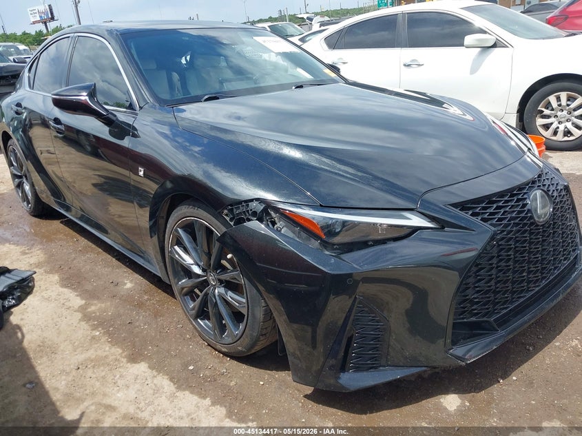 2021 Lexus Is VIN JTHGZ1B2XM5043311 IAAI salvage auction — LEFT SIDE, Clear (Oklahoma), sold $6,200 on 2026-07-29 (photo 1)