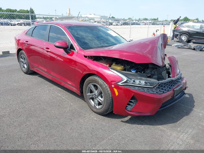 2022 Kia K5 VIN 5XXG14J2XNG089181 IAAI salvage auction — FRONT END, Salvage (Illinois), sold $2,050 on 2026-07-07 (photo 1)
