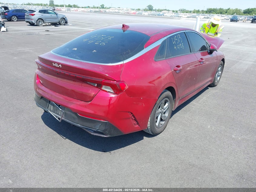 2022 Kia K5 VIN 5XXG14J2XNG089181 IAAI salvage auction — FRONT END, Salvage (Illinois), sold $2,050 on 2026-07-07 (photo 4)