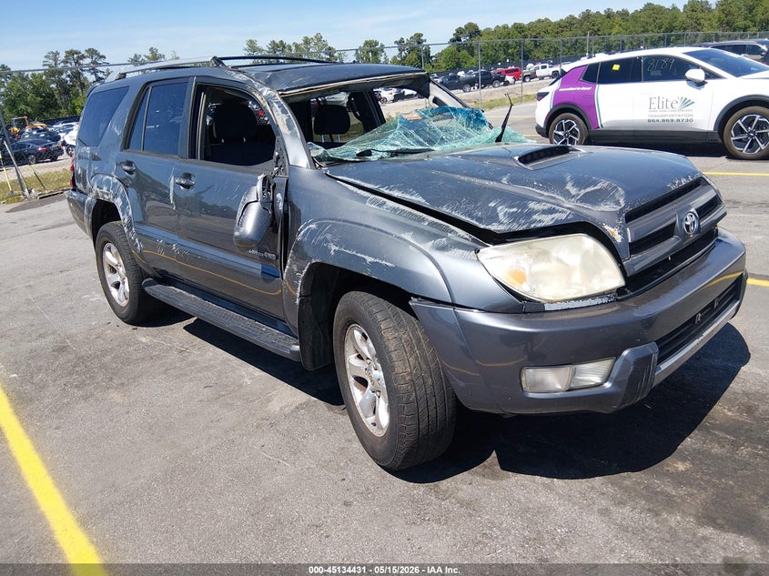 2004 Toyota 4runner VIN JTEBU14R340045592 IAAI salvage auction — ROLLOVER, Salvage (South Carolina), sold $250 on 2026-07-29 (photo 1)