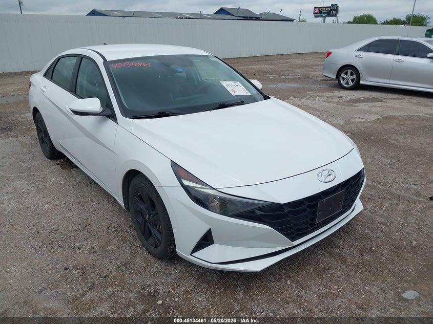 2022 Hyundai Elantra VIN 5NPLM4AG8NH083143 IAAI salvage auction — HAIL, Original (Texas), sold $175 on 2026-07-29 (photo 1)