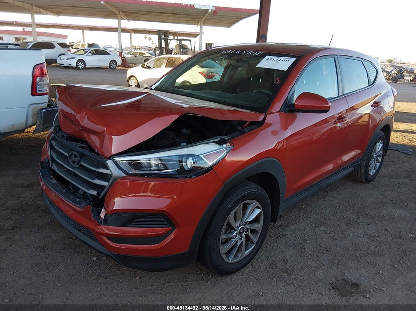 2016 Hyundai Tucson VIN KM8J23A44GU115958 IAAI salvage auction — FRONT END, Salvage (Arizona), sold $2,950 on 2026-07-14 (photo 2)