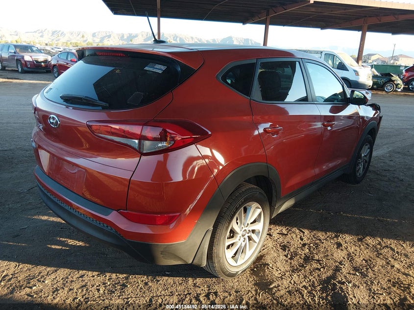 2016 Hyundai Tucson VIN KM8J23A44GU115958 IAAI salvage auction — FRONT END, Salvage (Arizona), sold $2,950 on 2026-07-14 (photo 4)