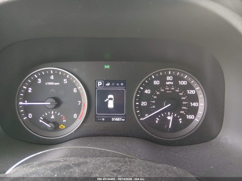 2016 Hyundai Tucson VIN KM8J23A44GU115958 IAAI salvage auction — FRONT END, Salvage (Arizona), sold $2,950 on 2026-07-14 (photo 7)