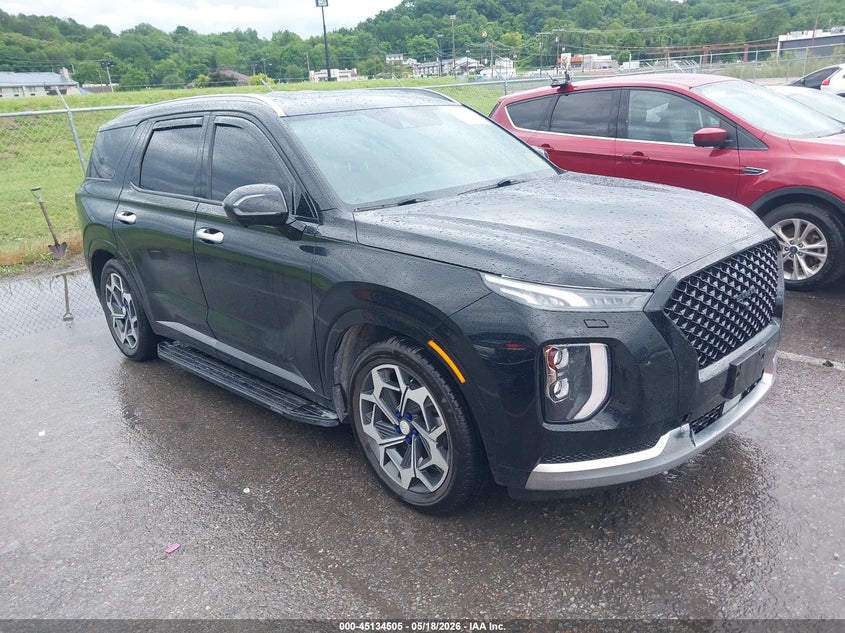 2021 Hyundai Palisade VIN KM8R7DHE1MU178908 IAAI salvage auction — REAR END, Salvage (Illinois), sold $6,600 on 2026-07-10 (photo 1)