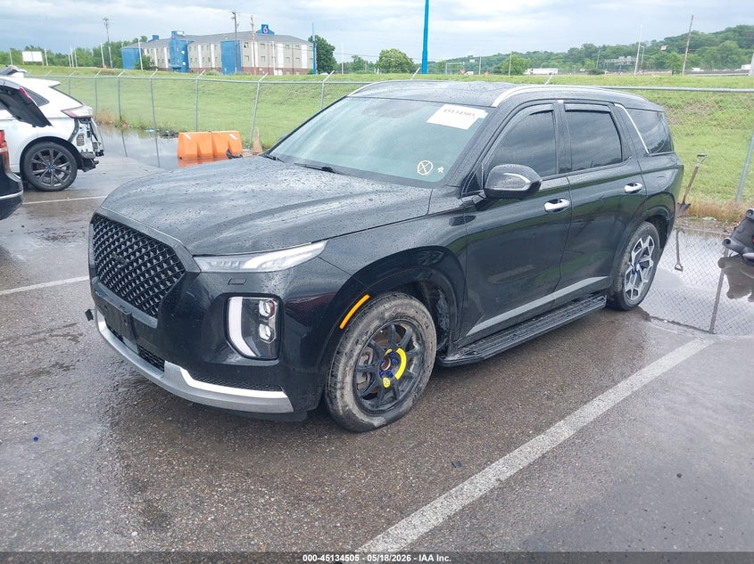 2021 Hyundai Palisade VIN KM8R7DHE1MU178908 IAAI salvage auction — REAR END, Salvage (Illinois), sold $6,600 on 2026-07-10 (photo 2)