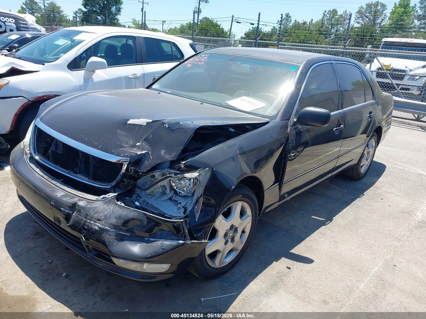 2004 Lexus Ls VIN JTHBN36F940172748 IAAI salvage auction — FRONT END, Salvage (North Carolina), sold $1,700 on 2026-07-13 (photo 2)