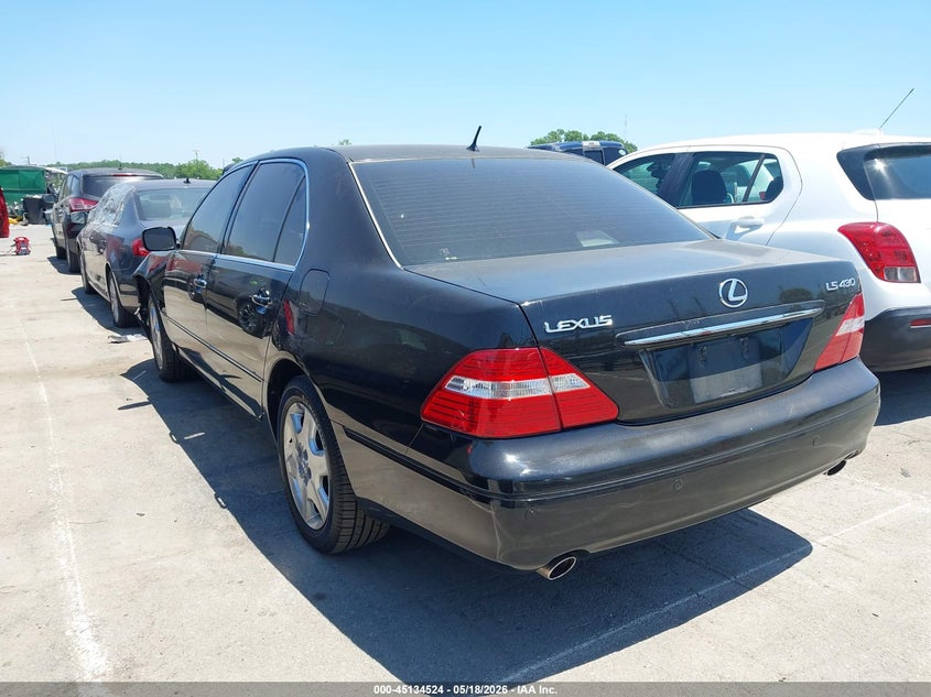 2004 Lexus Ls VIN JTHBN36F940172748 IAAI salvage auction — FRONT END, Salvage (North Carolina), sold $1,700 on 2026-07-13 (photo 3)