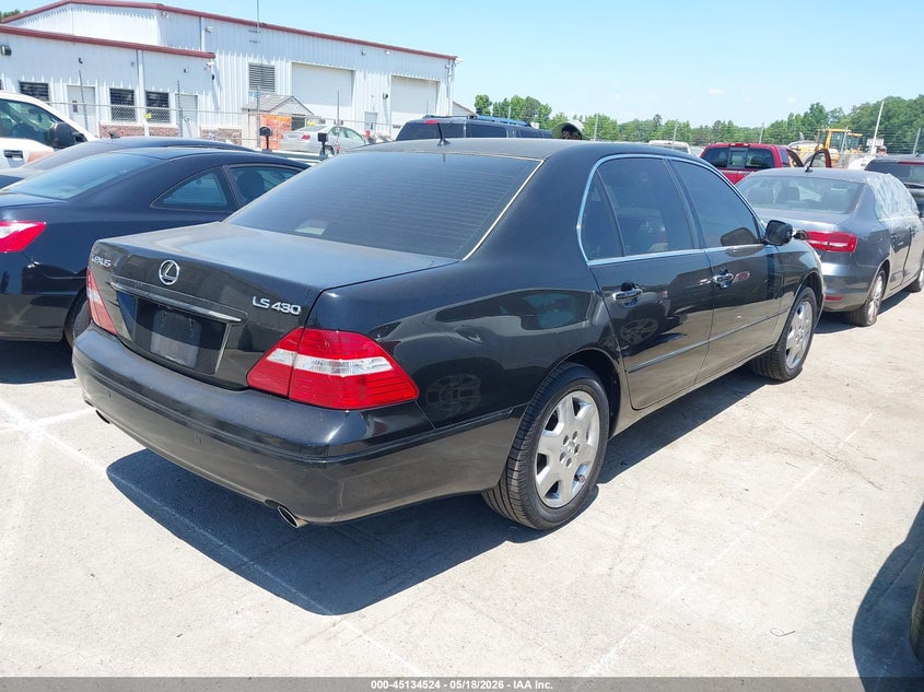 2004 Lexus Ls VIN JTHBN36F940172748 IAAI salvage auction — FRONT END, Salvage (North Carolina), sold $1,700 on 2026-07-13 (photo 4)