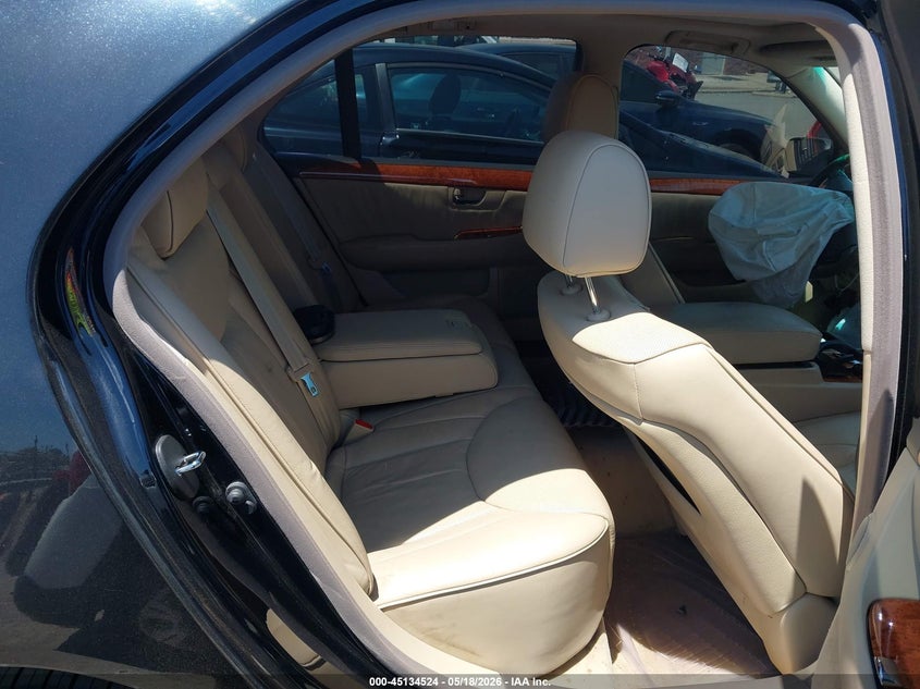 2004 Lexus Ls VIN JTHBN36F940172748 IAAI salvage auction — FRONT END, Salvage (North Carolina), sold $1,700 on 2026-07-13 (photo 8)