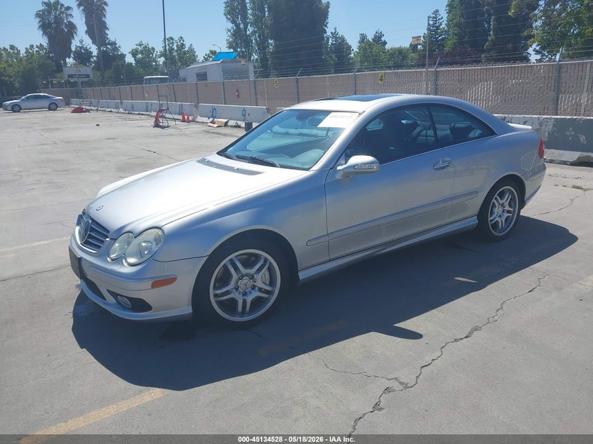 2003 Mercedes-benz Clk-klasse amg VIN WDBTJ76H93F049360 IAAI salvage auction — RIGHT FRONT, Salvage (California), sold $6,750 on 2026-07-13 (photo 2)