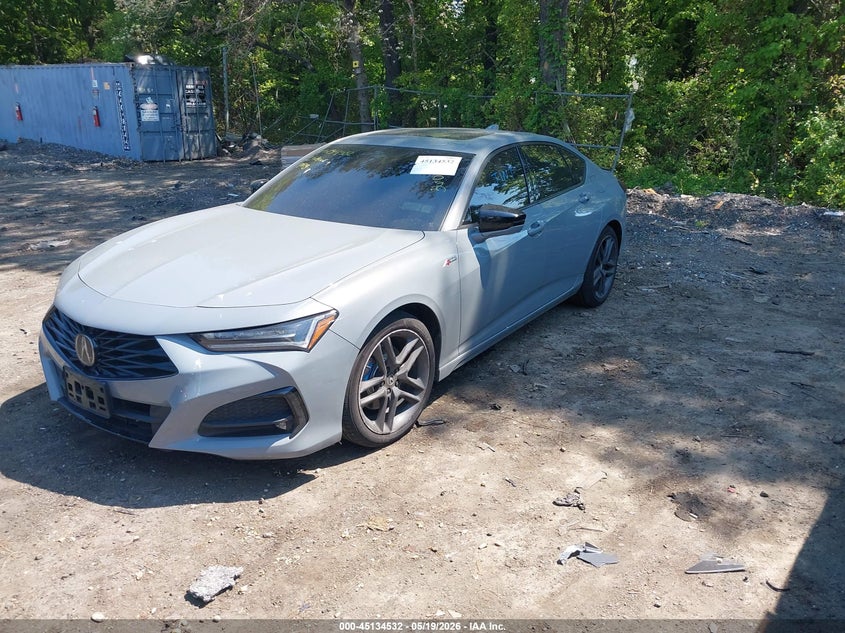 2025 Acura Tlx VIN 19UUB6F56SA001766 IAAI salvage auction — REAR END, Wait Title, sold $15,250 on 2026-08-25 (photo 2)