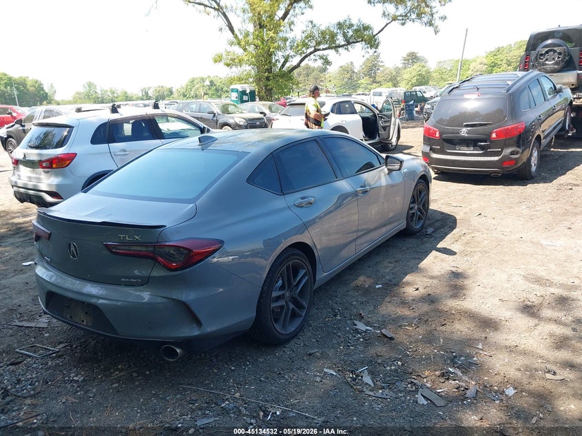 2025 Acura Tlx VIN 19UUB6F56SA001766 IAAI salvage auction — REAR END, Wait Title, sold $15,250 on 2026-08-25 (photo 4)