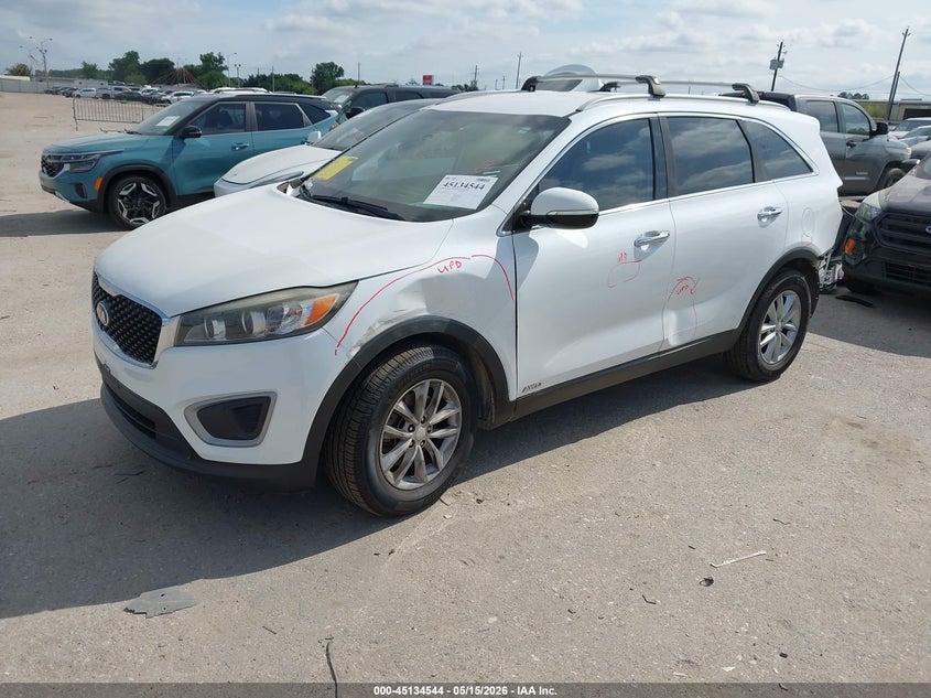 2018 Kia Sorento VIN 5XYPGDA39JG359093 IAAI salvage auction — LEFT & RIGHT, Original (Texas), sold $2,250 on 2026-08-19 (photo 2)