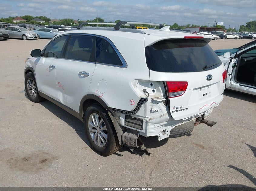 2018 Kia Sorento VIN 5XYPGDA39JG359093 IAAI salvage auction — LEFT & RIGHT, Original (Texas), sold $2,250 on 2026-08-19 (photo 3)