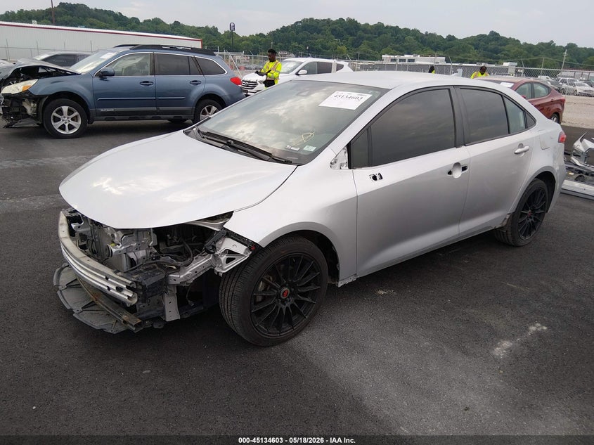 2020 Toyota Corolla VIN JTDS4RCE1LJ003481 IAAI salvage auction — FRONT END, Salvage (Illinois), sold $3,150 on 2026-07-14 (photo 2)