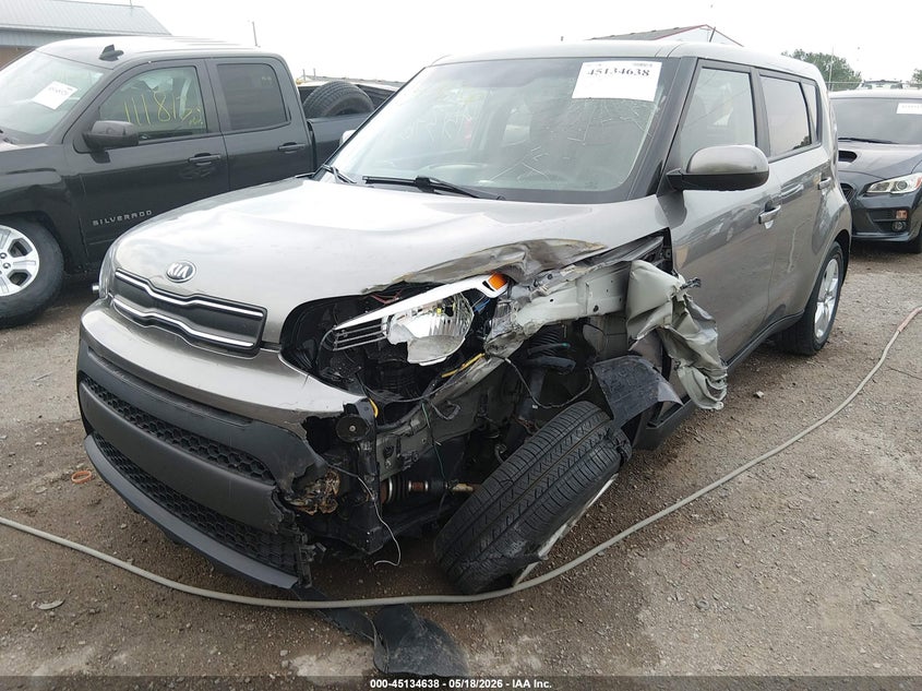 2019 Kia Soul VIN KNDJN2A22K7684948 IAAI salvage auction — LEFT FRONT, Salvage (Indiana), sold $2,100 on 2026-07-15 (photo 2)