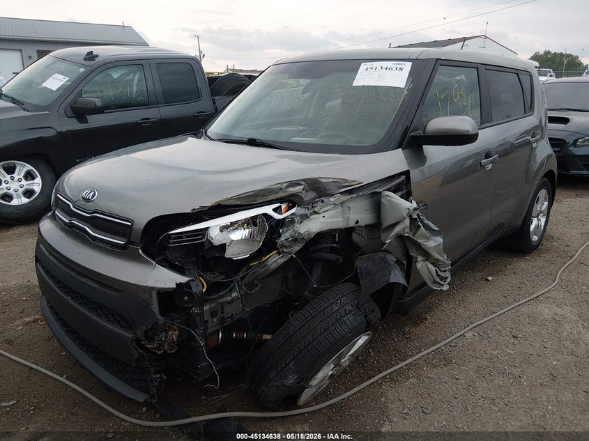 2019 Kia Soul VIN KNDJN2A22K7684948 IAAI salvage auction — LEFT FRONT, Salvage (Indiana), sold $2,100 on 2026-07-15 (photo 6)