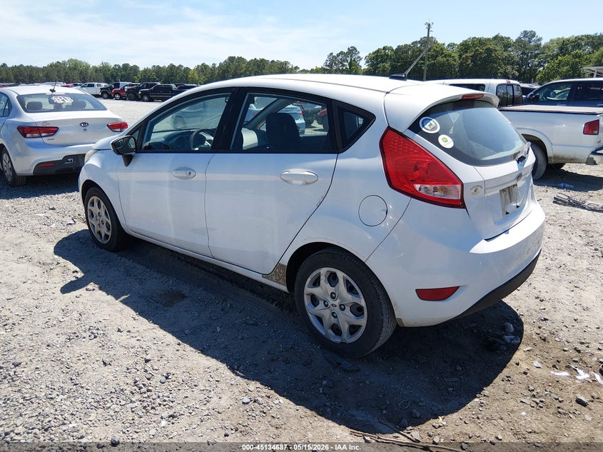 2011 Ford Fiesta VIN 3FADP4EJ5BM191362 IAAI salvage auction — LEFT FRONT, Clear (South Carolina), sold $375 on 2026-07-28 (photo 3)