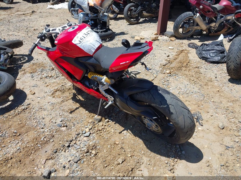 2020 Ducati Panigale VIN ZDMHAATW3LB000903 IAAI salvage auction — FRONT END, Salvage (North Carolina), sold $25 on 2026-09-08 (photo 3)