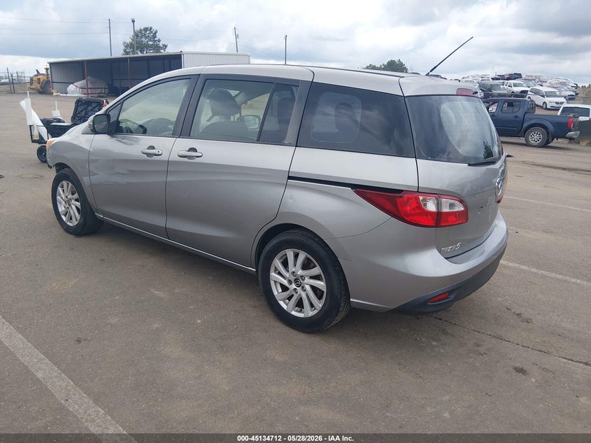 2013 Mazda 5 VIN JM1CW2BL5D0147581 IAAI salvage auction — LEFT FRONT, Salvage Title, sold $600 on 2026-07-25 (photo 3)