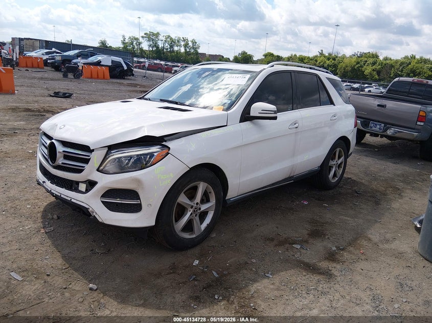 2017 Mercedes-benz Gle VIN 4JGDA5HB4HA946167 IAAI salvage auction — FRONT END, Salvage (Tennessee), sold $7,800 on 2026-08-01 (photo 2)