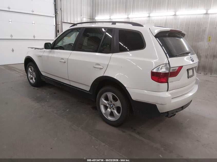 2008 BMW X3 VIN WBXPC93448WJ07704 IAAI salvage auction — FRONT END, Prior Salvage (Minnesota), sold $275 on 2026-07-21 (photo 3)