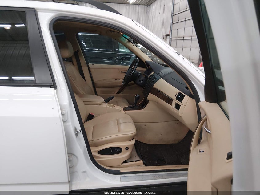 2008 BMW X3 VIN WBXPC93448WJ07704 IAAI salvage auction — FRONT END, Prior Salvage (Minnesota), sold $275 on 2026-07-21 (photo 5)