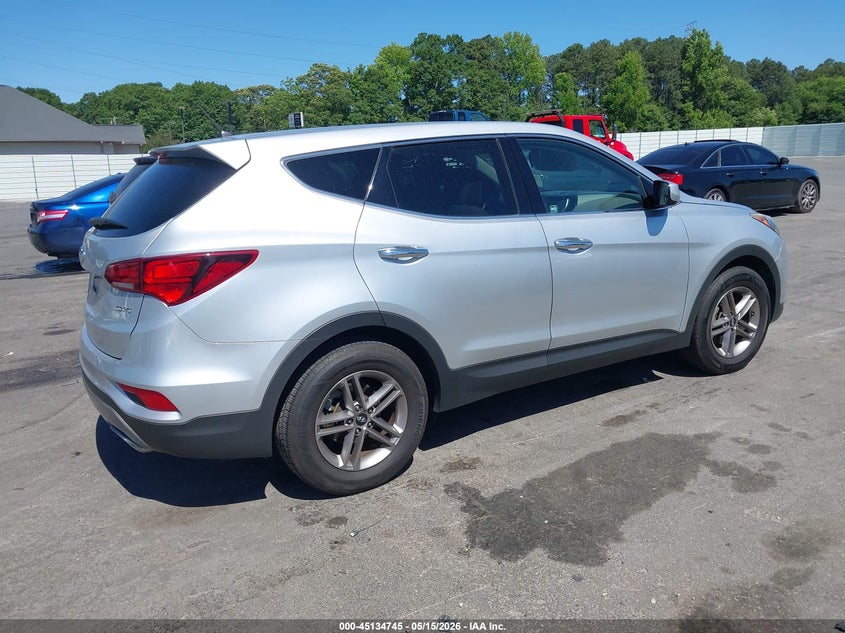 2018 Hyundai Santa fe VIN 5XYZT3LB5JG510773 IAAI salvage auction — FRONT END, Repossession Paperwork (Georgia), sold $3,150 on 2026-07-08 (photo 4)