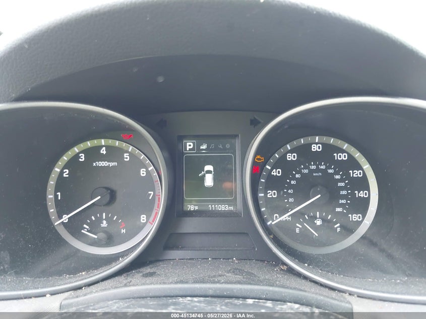 2018 Hyundai Santa fe VIN 5XYZT3LB5JG510773 IAAI salvage auction — FRONT END, Repossession Paperwork (Georgia), sold $3,150 on 2026-07-08 (photo 7)