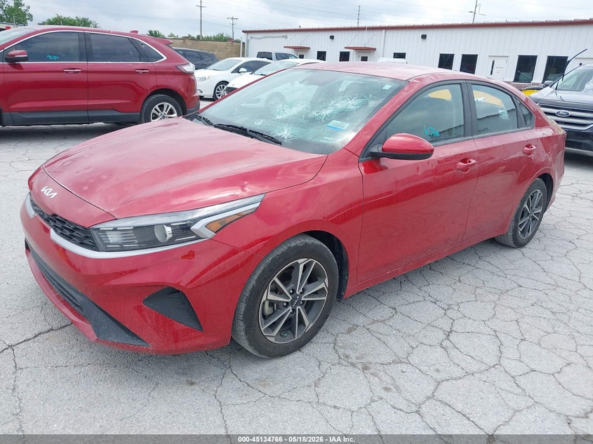 2022 Kia Forte VIN 3KPF24AD4NE436944 IAAI salvage auction — HAIL, Salvage Title, sold $7,400 on 2026-08-17 (photo 2)