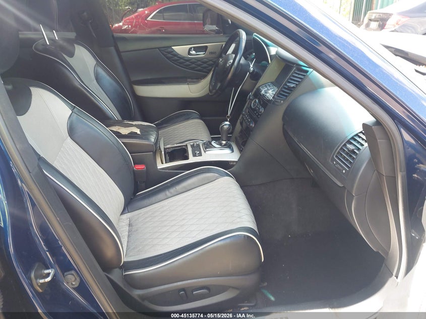 2017 Infiniti Qx70 VIN JN8CS1MU8HM143152 IAAI salvage auction — LEFT FRONT, Salvage - Greater Than 75% (Maryland), sold $125 on 2026-07-28 (photo 5)