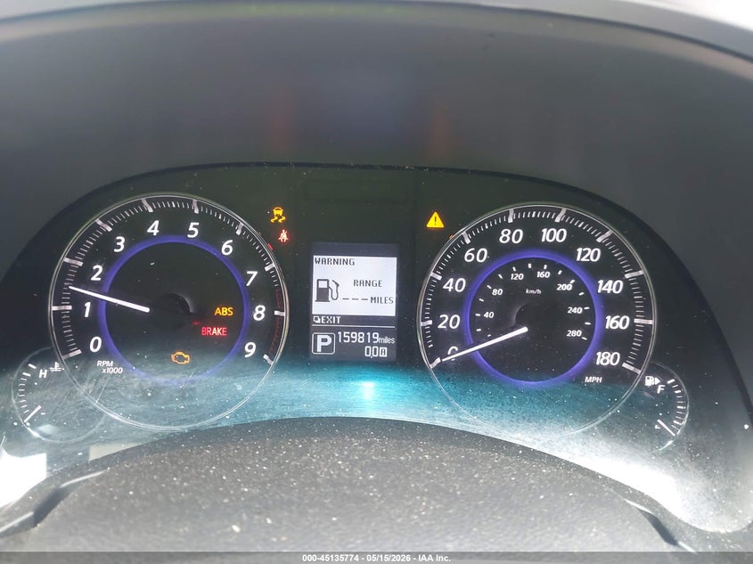 2017 Infiniti Qx70 VIN JN8CS1MU8HM143152 IAAI salvage auction — LEFT FRONT, Salvage - Greater Than 75% (Maryland), sold $125 on 2026-07-28 (photo 7)