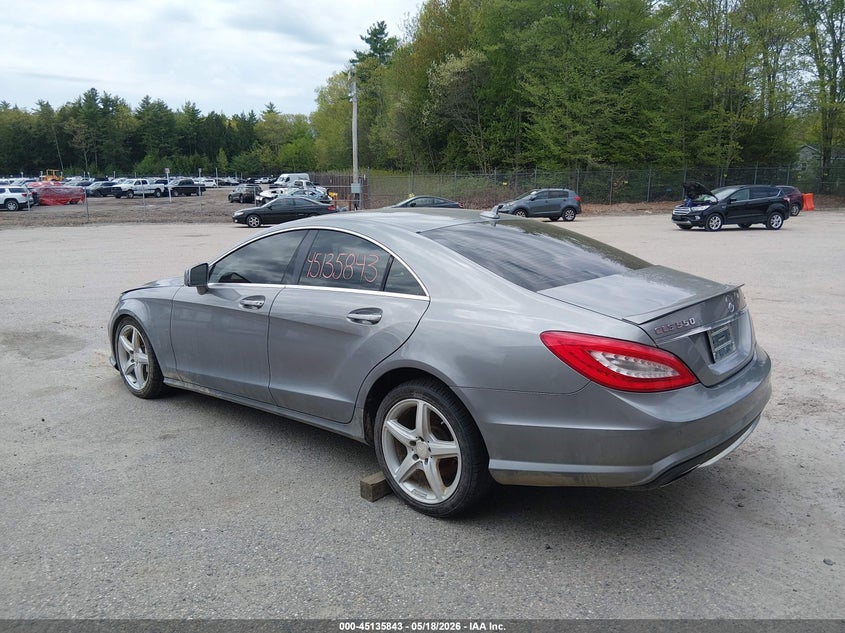 2014 Mercedes-benz Cls-klasse VIN WDDLJ9BB6EA099024 IAAI salvage auction — FRONT END, Salvage (Maine), sold $3,800 on 2026-07-13 (photo 3)
