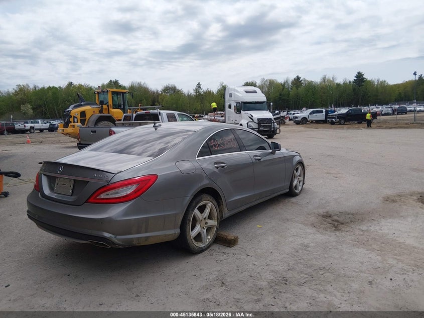 2014 Mercedes-benz Cls-klasse VIN WDDLJ9BB6EA099024 IAAI salvage auction — FRONT END, Salvage (Maine), sold $3,800 on 2026-07-13 (photo 4)