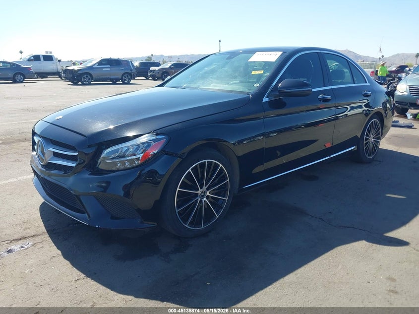2020 Mercedes-benz C-klasse VIN W1KWF8DB4LR590759 IAAI salvage auction — REAR END, Salvage (Arizona), sold $7,200 on 2026-07-21 (photo 2)