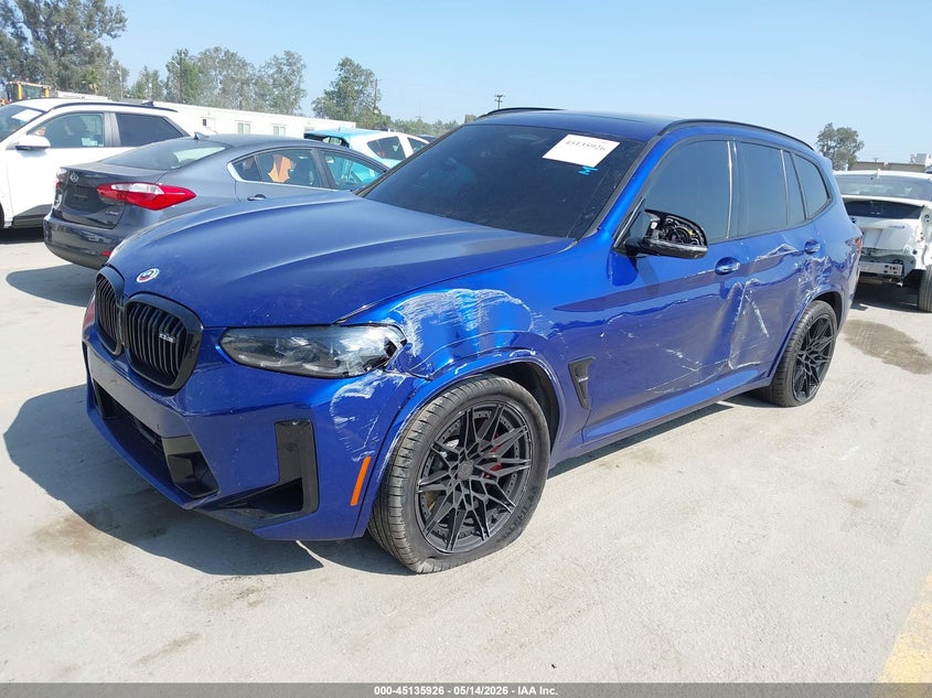 2023 BMW X3 m VIN 5YM13EC09P9R51282 IAAI salvage auction — LEFT SIDE, Salvage (California), sold $575 on 2026-07-29 (photo 2)